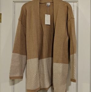 Oatmeal and cream cardigan